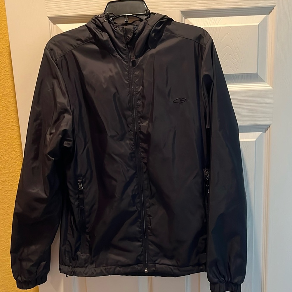C9 by Champion Shell Sz S Black Hooded Full Zip Packable Lightweight Shell